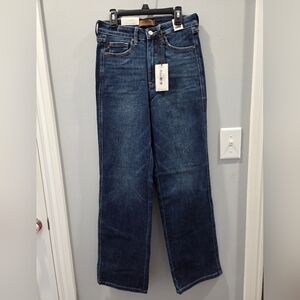 Judy Blue Women's Straight Leg Jeans - Dark Blue